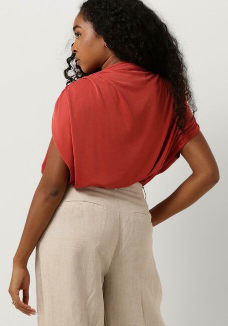 MINUS Haut ELVIE MODAL WRAP TOP en rouge - large