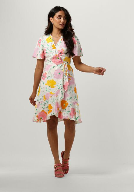 OBJECT Mini robe HASINI S/S WRAP DRESS 126 Blanc - large