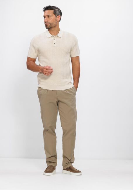Beige PROFUOMO Polo POLO SS COTTON LINEN - large