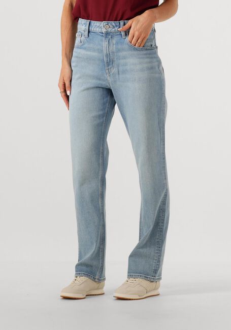 Lichtblauwe CALVIN KLEIN Wide jeans HIGH RISE STRAIGHT LT CAPE - large