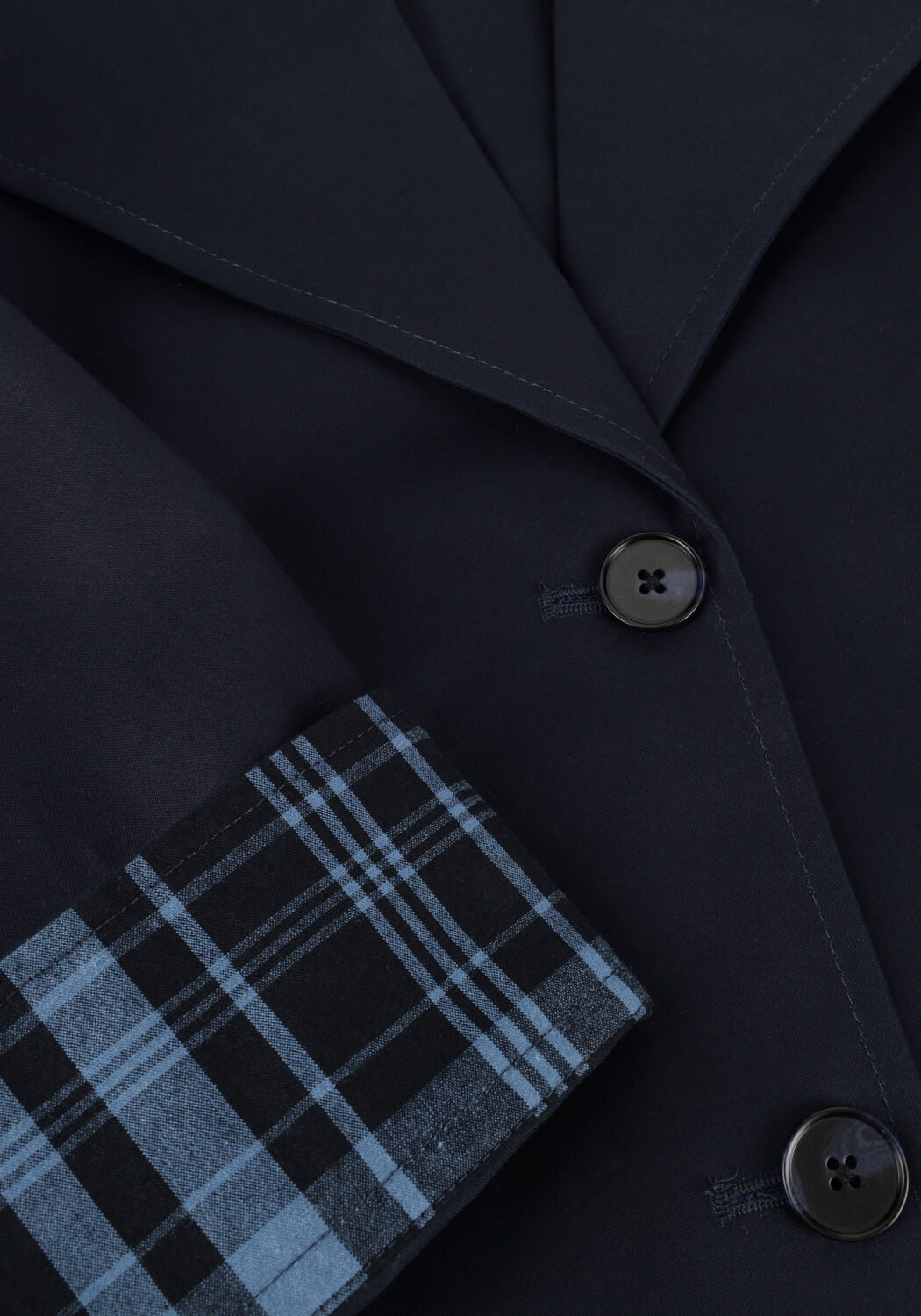 Blauwe MSCH COPENHAGEN Jassen MSCHAUNE JOSEFINE JACKET - large