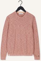 CAST IRON Pull R-NECK COTTON 3 TONE MOULINE SLUB en rose CAST IRON Pull R-NECK COTTON 3 TONE MOULINE SLUB en rose - medium