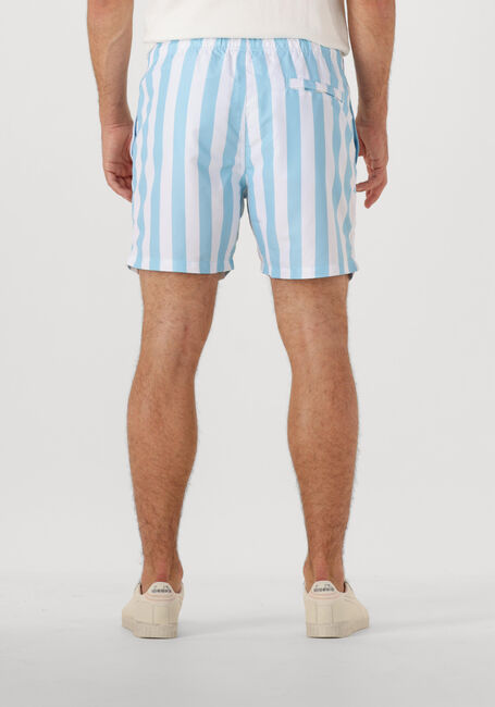 Lichtblauwe SHIWI Zwembroeken MEN SWIMSHORT BROAD STRIPE - large