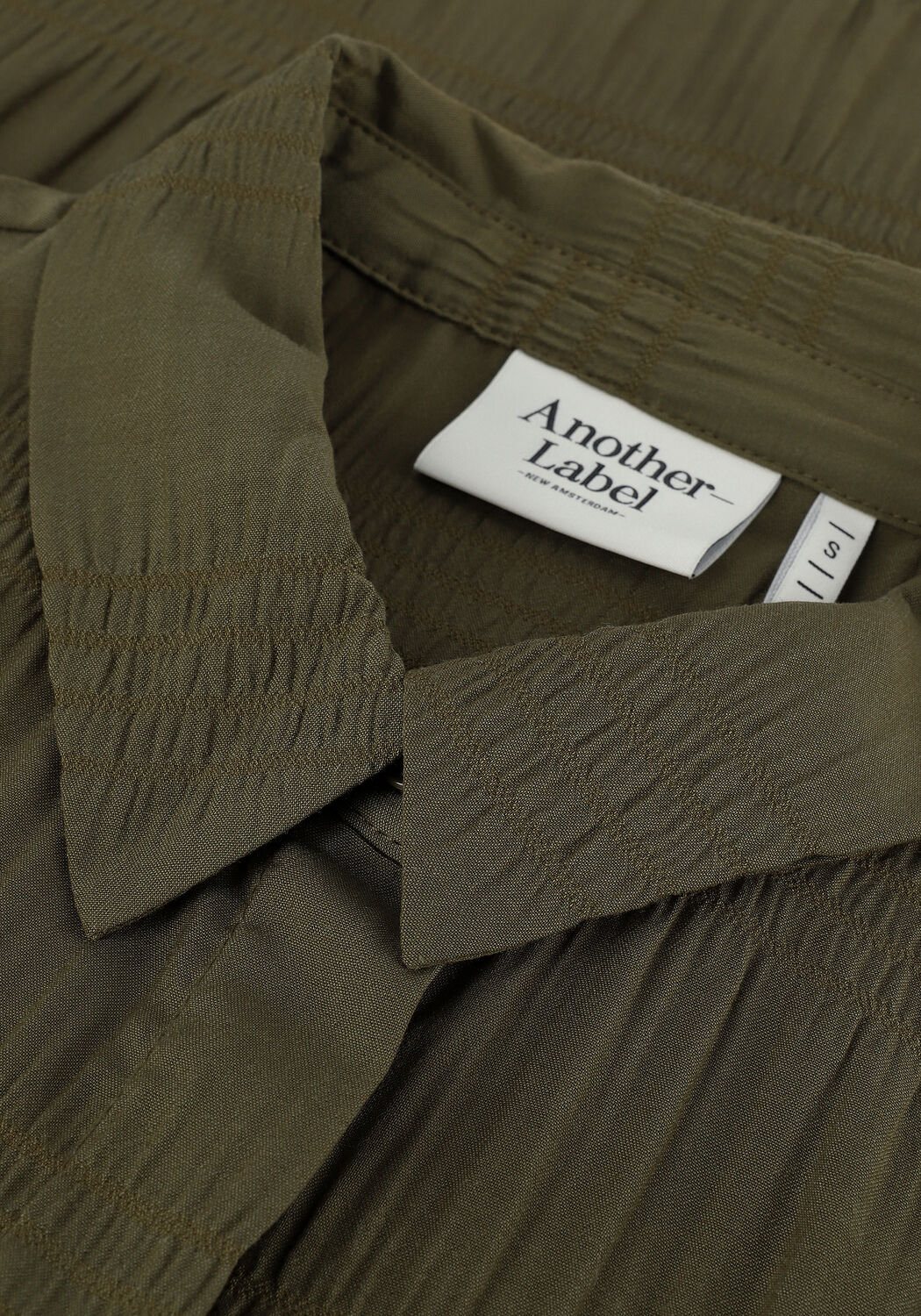 Groene ANOTHER LABEL  DALEN SHIRT L/S - large