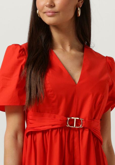 TWINSET MILANO Robe midi WOVEN DRESS en rouge - large