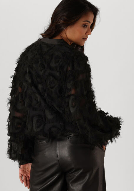 SUMMUM BLOUSE FRINGE FLUFFY Blouses en noir - large