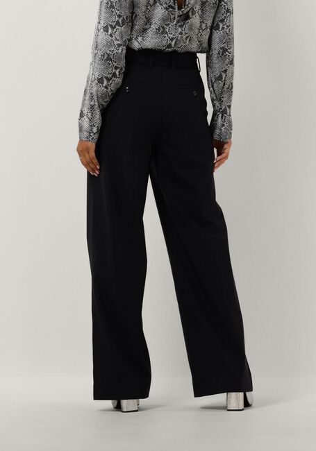 VANILIA Pantalon WOOL BLEND PANT Bleu fonc&eacute; - large