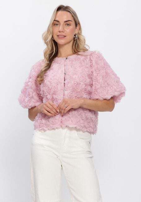 Lichtroze NEO NOIR  AISA FLOWER BLOUSE - large