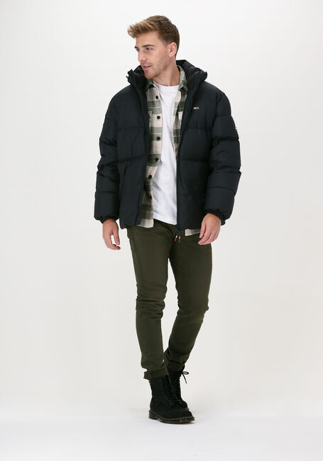 Zwarte TOMMY JEANS Gewatteerde jas TJM ESSENTIAL DOWN JACKET - large