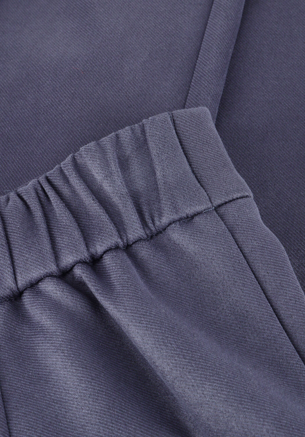 NUKUS Pantalon &eacute;vas&eacute; JILL PANTS SUEDINE Bleu fonc&eacute; - large