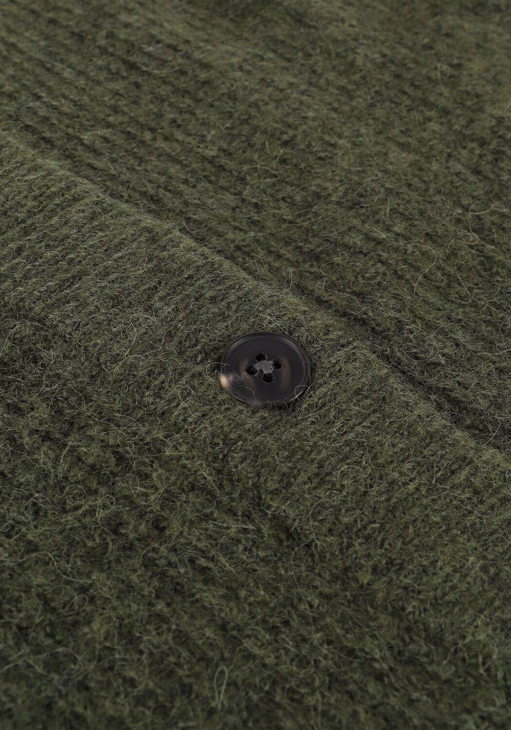 Olijf SELECTED WOMEN Vest SLFLULU LS KNIT SHORT CARDIGAN - large