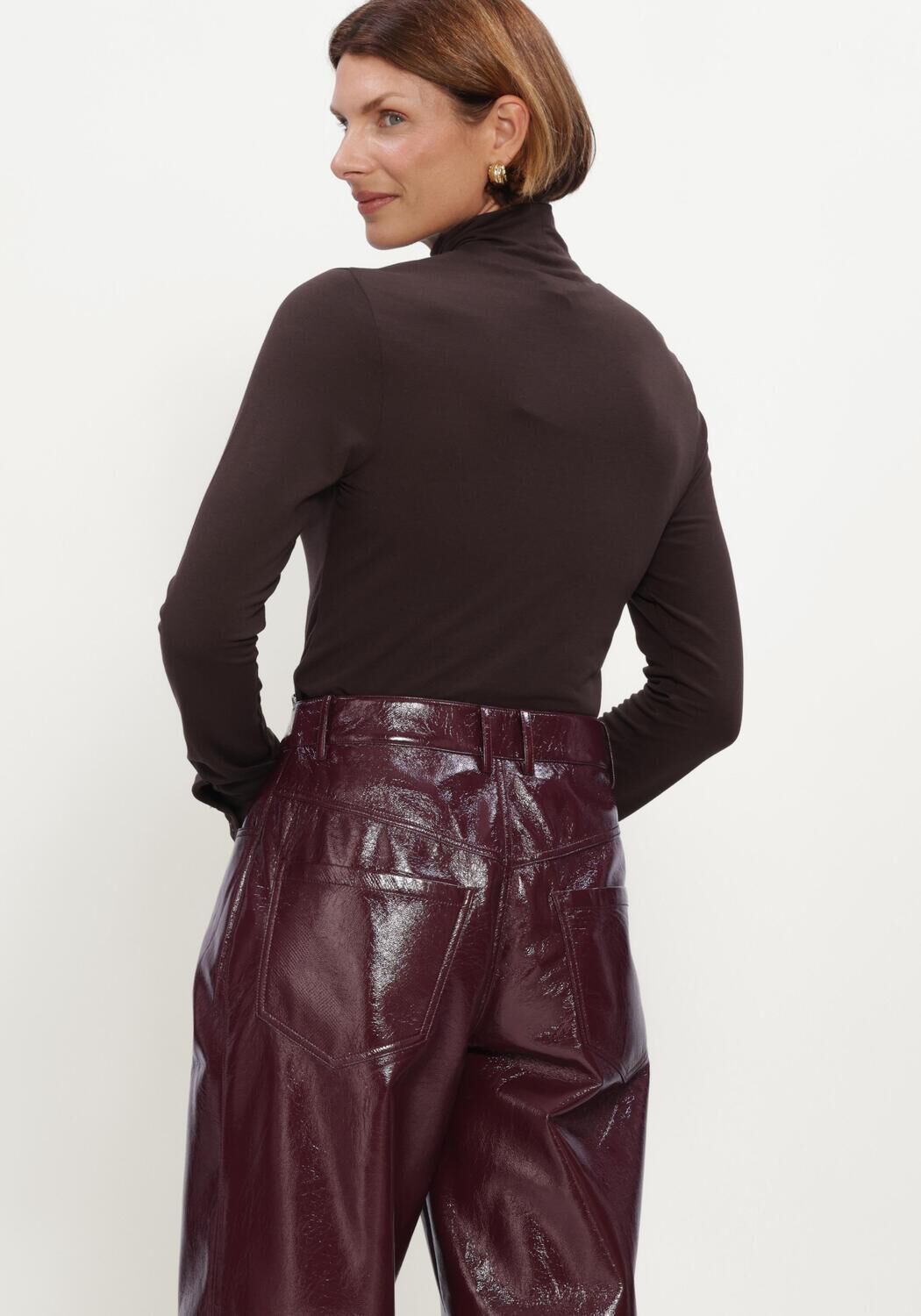 Bruine BEAUMONT Trui LEO COL - large