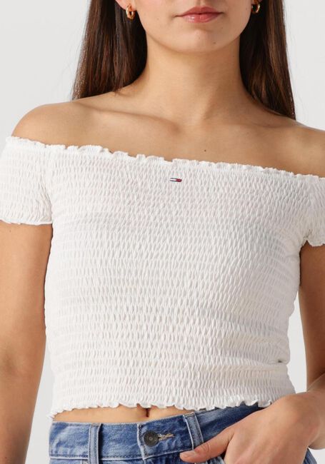 TOMMY JEANS Haut TJW CRP SMOCK TOP en blanc - large