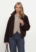 NOTRE-V Manteau Teddy NV-IELINA en marron