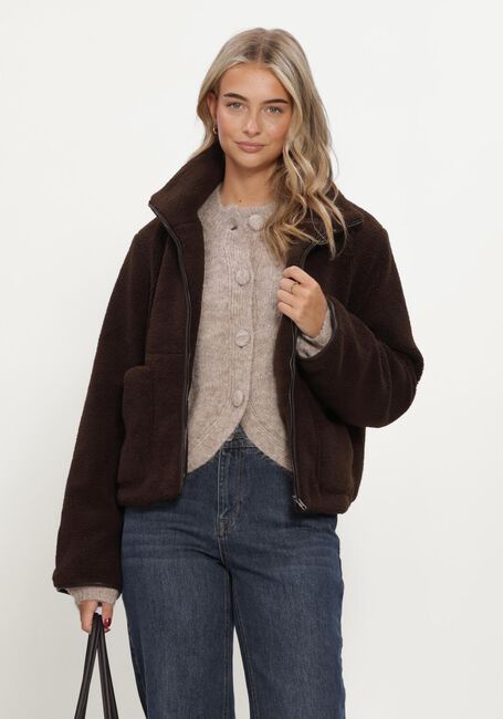 NOTRE-V Manteau Teddy NV-IELINA en marron - large
