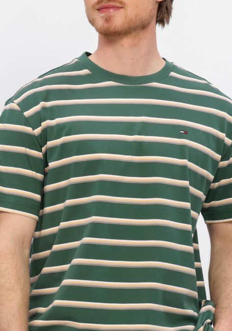 TOMMY JEANS T-shirt TJM RLX STRIPE SS TEE en vert - large