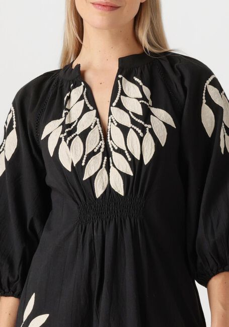 Zwarte AIMEE THE LABEL Maxi jurk LOUISC - large