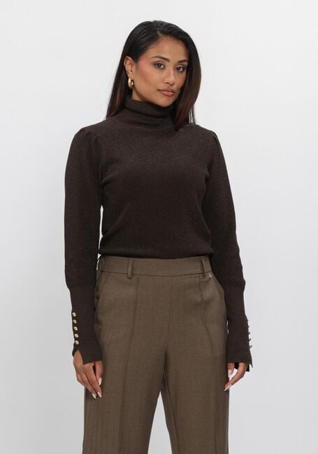 NUKUS Pull SYLVIA PULLOVER LUREX en marron - large