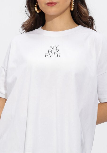 PENN & INK T-shirt T-SHIRT PRINT en blanc - large