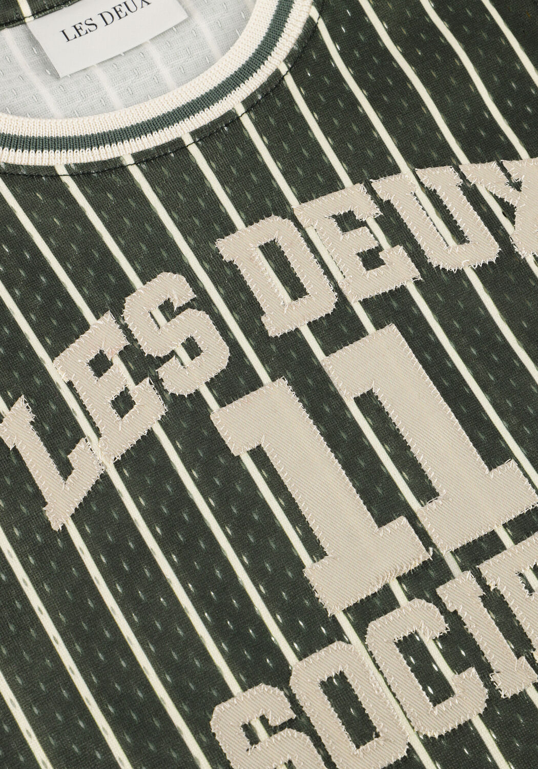 LES DEUX SILAS MESH TANKTOP KIDS Polos & T-Shirts Vert fonc&eacute; - large