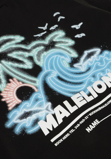 Zwarte MALELIONS T-shirt PARADISE T-SHIRT - large