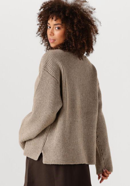 CO'COUTURE Pull TERISA TURTLE RIB KNIT Sable - large