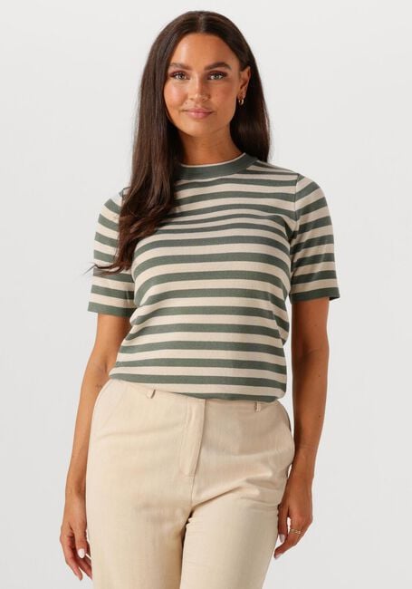 OBJECT Pull OBJESTER S/S NEW KNIT PULLOVER Sable - large