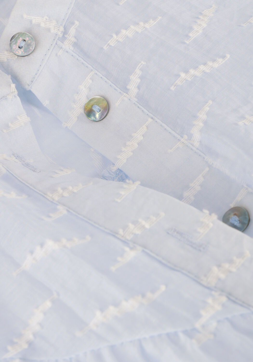 NUKUS BIANCA BLOUSE Blouses Bleu clair - large