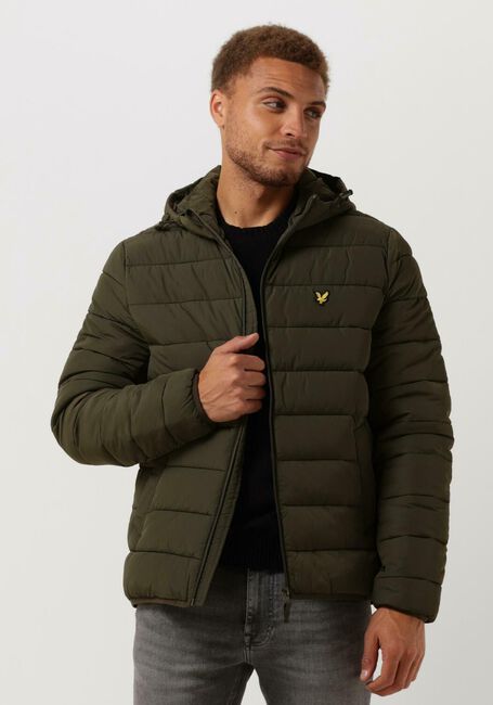 LYLE & SCOTT Veste matelassé LIGHTWEIGHT PUFFER JACKET en vert - large