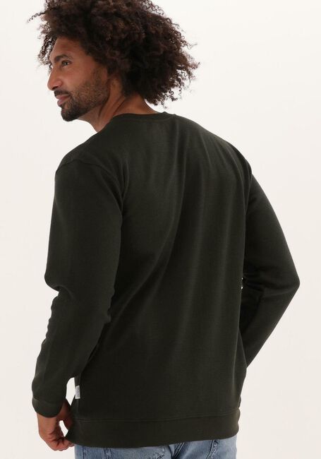 Donkergroene SELECTED MEN Trui SLHRELAXMORELL CREW NECK SWEAT W - large