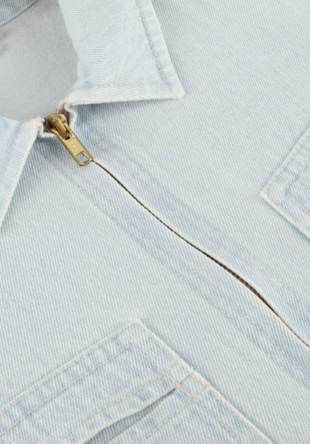 Lichtblauwe BY-BAR Mini jurk PHILIPE DRESS - large