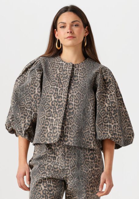 MINUS RANA SHORT JACKET Blouses en marron - large