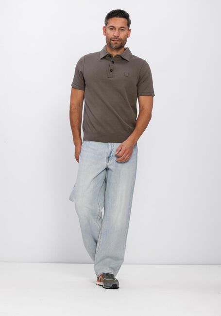 BUTCHER OF BLUE Polo CLIFDEN CO POLO SS en vert - large