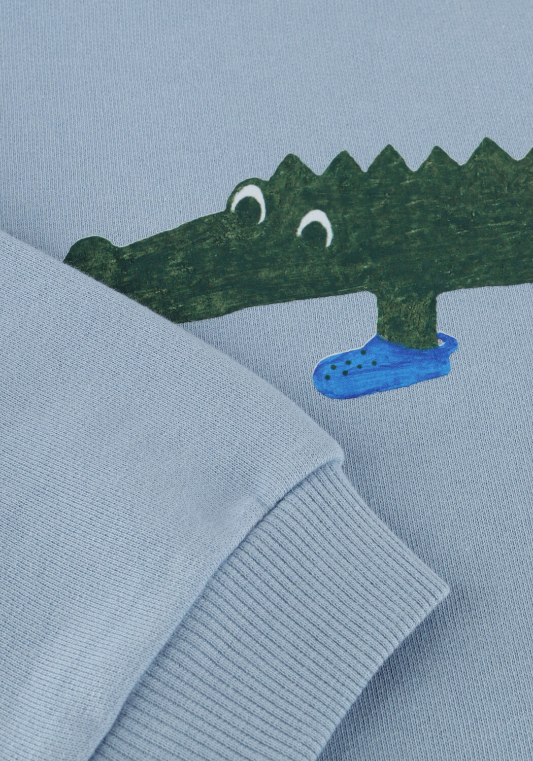 DAILY BRAT Pull CROCO IN CROCS SWEATER Bleu clair - large