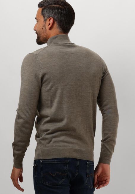 Groene PROFUOMO Trui PULLOVER HALF ZIP - large