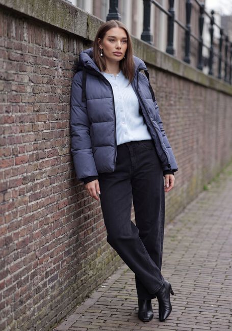 Zwarte MY ESSENTIAL WARDROBE Broeken/jumpsuits BALOOMW 144 HIGH BARREL - large