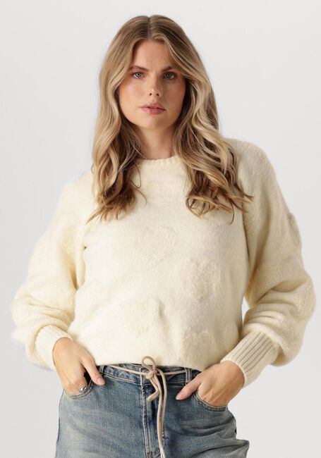 FABIENNE CHAPOT Pull BIBIAN HEART PULLOVER Écru - large