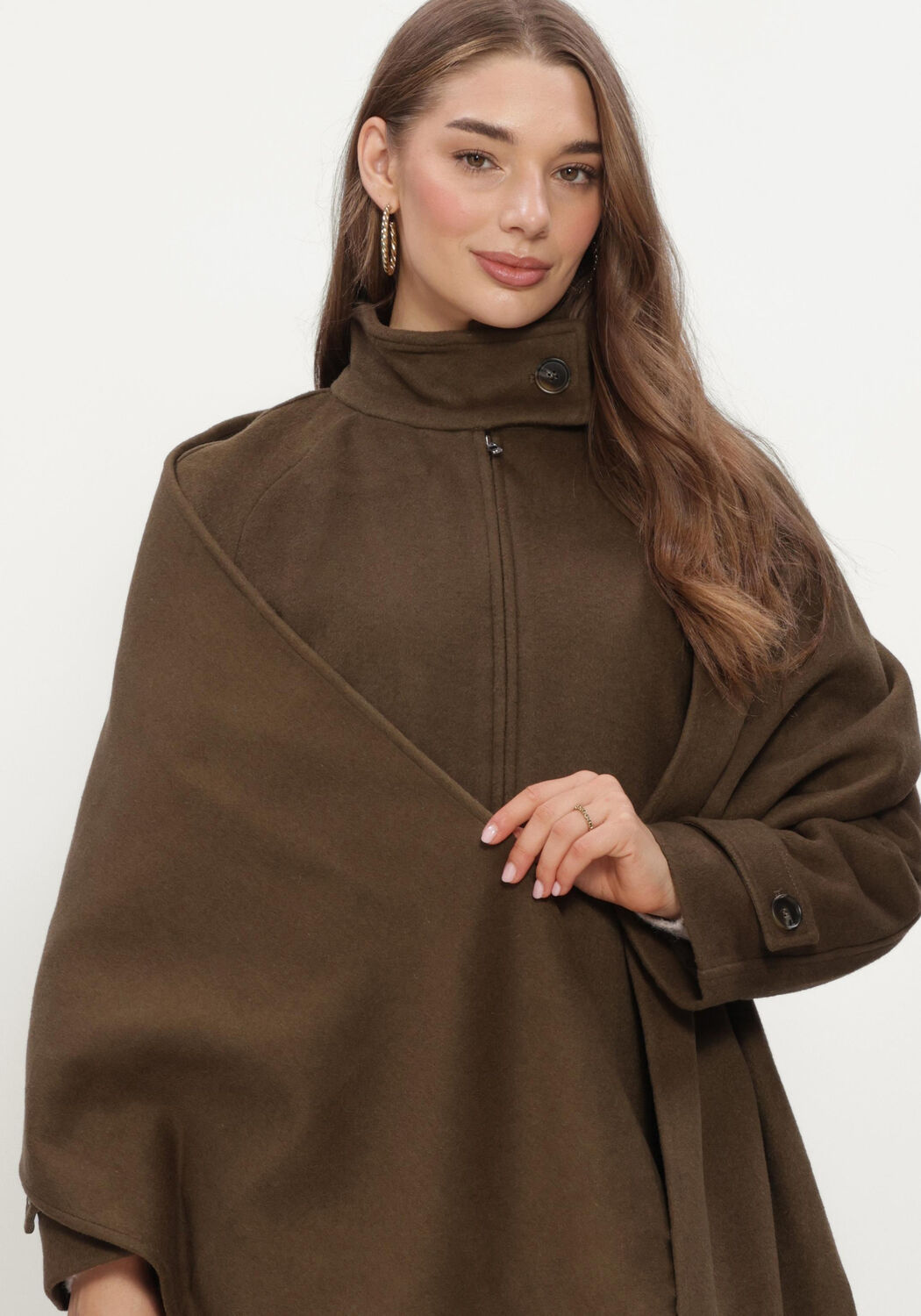 Groene NEO NOIR Jack PAIGE WOOL JACKET - large