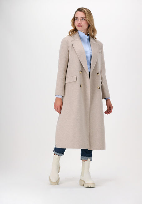 SELECTED FEMME Manteau SLFTAMA HANDMADE WOOL COAT B S en beige - large
