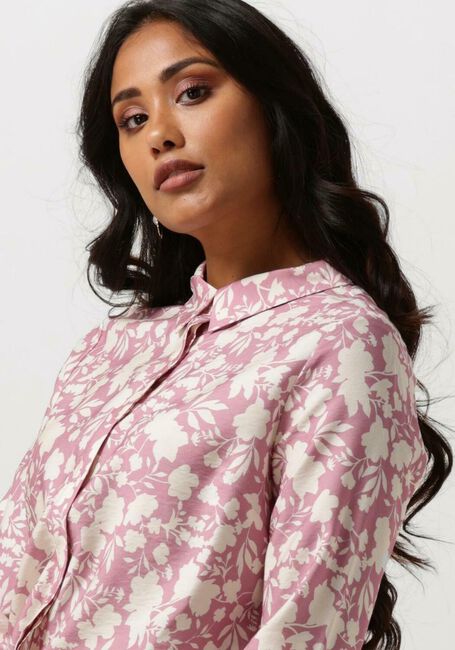 ANOTHER LABEL DREISER FLOWER SHIRT L/S Blouses en rose - large