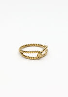 NOTRE-V Anneau RING KNOOP Doré - medium