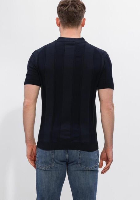 Donkerblauwe GENTILUOMO Polo POLO NO BUTTONS SS - large