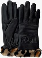 Zwarte UGG Handschoenen CUFF LOGO TECH - medium