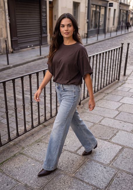 Lichtblauwe MAC Straight leg jeans 0358L AUTHENTIC MEGA FLEX - large