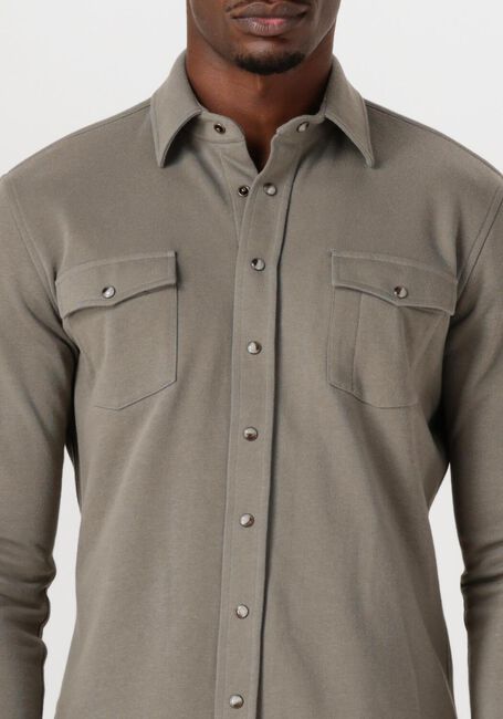 Groene PROFUOMO Casual overhemd OVERSHIRT WESTER - large