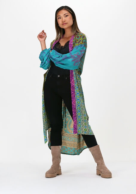 Groene SISSEL EDELBO Kimono POCKET LONG MIX KIMONO - large