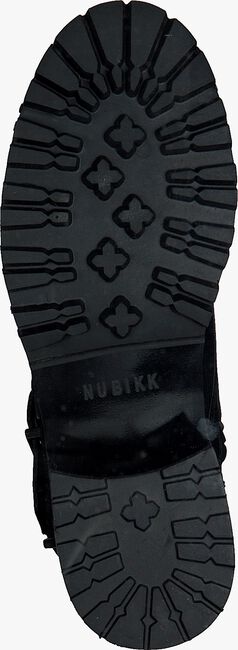 NUBIKK Bottines à lacets DJUNA BUCKLE en noir - large