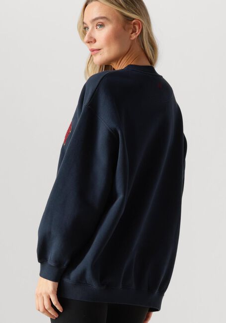 Donkerblauwe DEBLON SPORTS Sweater MALOU SWEATER - large