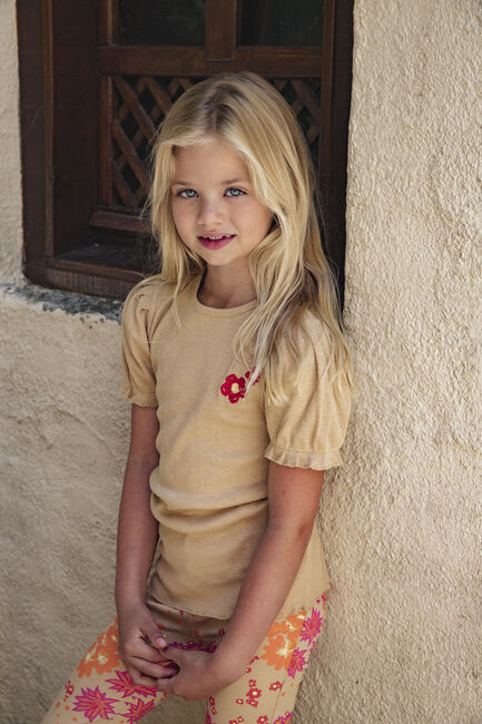 AMMEHOELA T-shirt AM.SOFIESS.29 en camel - large