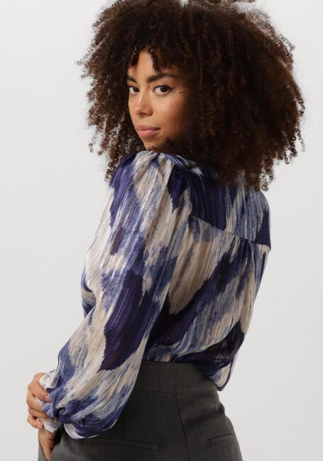 Blauwe NUKUS  PRESTONIA BLOUSE - large